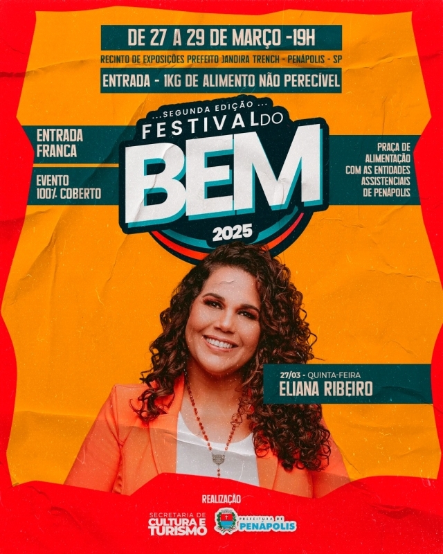 Noticia 2-festival-do-bem-cantora-eliana-ribeiro-se-apresenta-hoje-em-penapolis