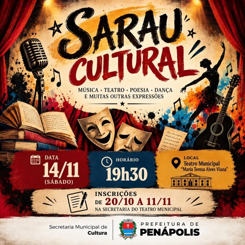 Noticia abertas-inscricoes-para-participacao-no-sarau-cultural-2026